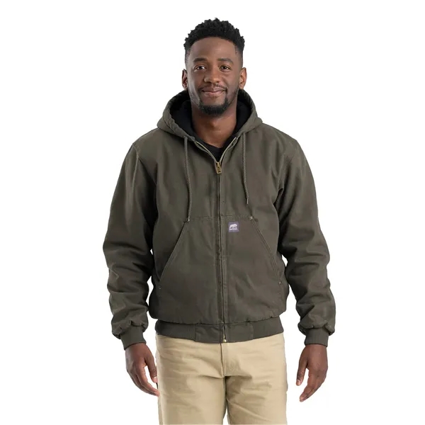Heartland Washed Duck Hooded Work Jacket - Heartland Washed Duck Hooded Work Jacket - Image 3 of 13