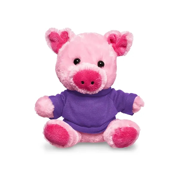 7" Plush Pig With T-Shirt - 7" Plush Pig With T-Shirt - Image 18 of 44