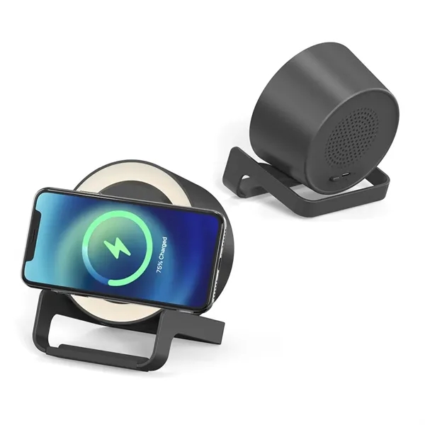 Bluetooth Speaker With Wireless Charger - Bluetooth Speaker With Wireless Charger - Image 2 of 3