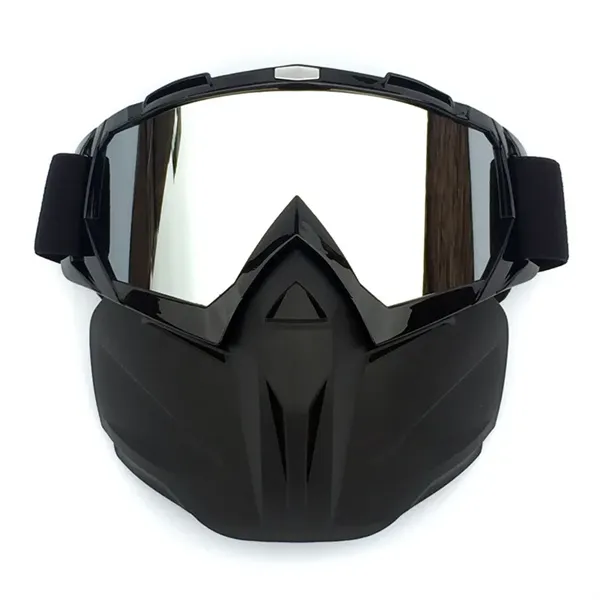 Motorcycle Helmet Riding Goggles Glasses With Face Mask - Motorcycle Helmet Riding Goggles Glasses With Face Mask - Image 3 of 8