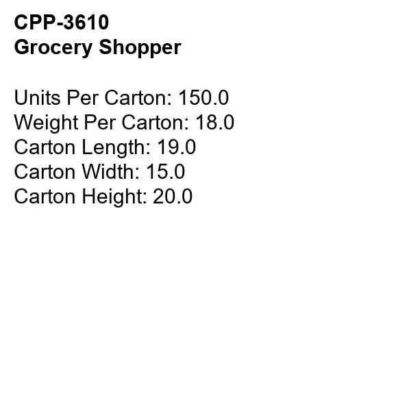 Grocery Shopper Bag - Grocery Shopper Bag - Image 1 of 23