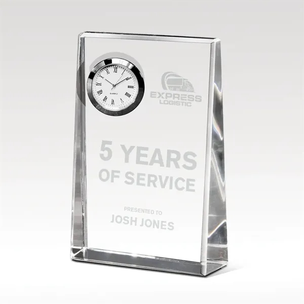 Twilight Time Optical Crystal Clock Award