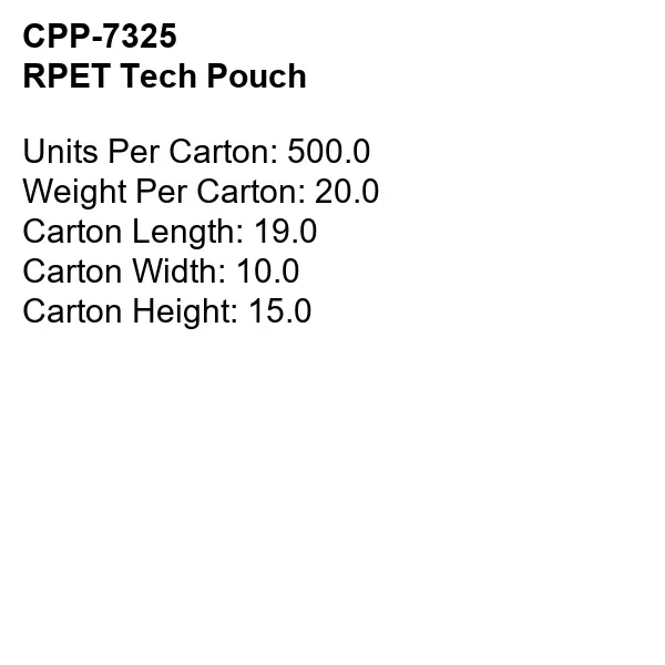 RPET Tech Pouch - RPET Tech Pouch - Image 19 of 19