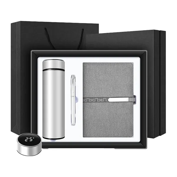 3Pcs Thermos Cup Pen Notebook Business Gift Box - 3Pcs Thermos Cup Pen Notebook Business Gift Box - Image 1 of 9