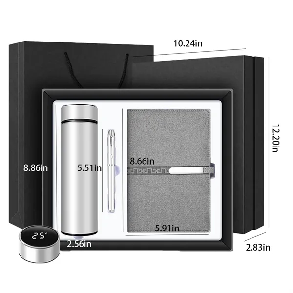 3Pcs Thermos Cup Pen Notebook Business Gift Box - 3Pcs Thermos Cup Pen Notebook Business Gift Box - Image 9 of 9