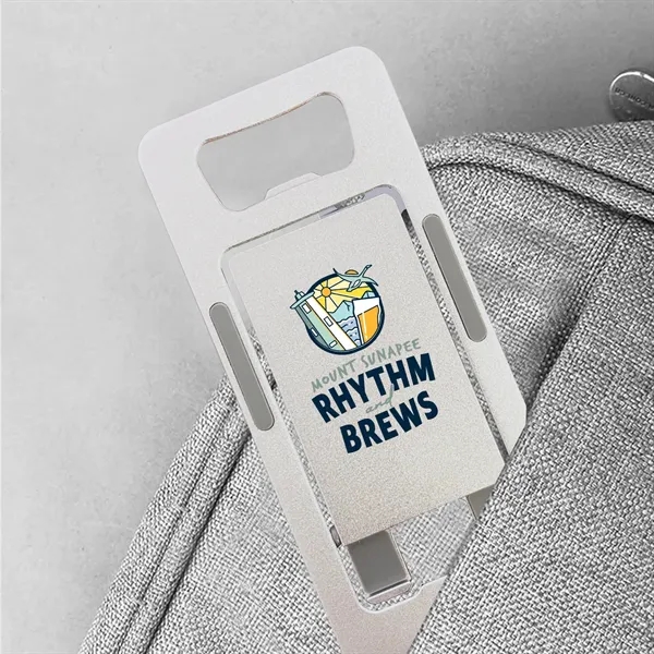 Folding Phone Stand With Bottle Opener - Folding Phone Stand With Bottle Opener - Image 3 of 6