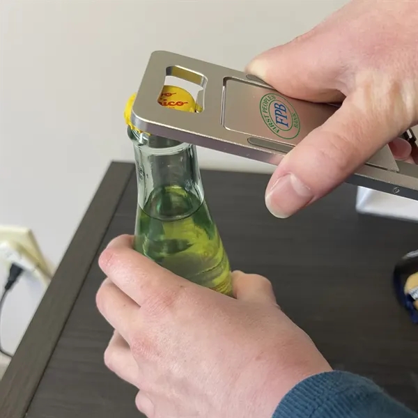 Folding Phone Stand With Bottle Opener - Folding Phone Stand With Bottle Opener - Image 6 of 6