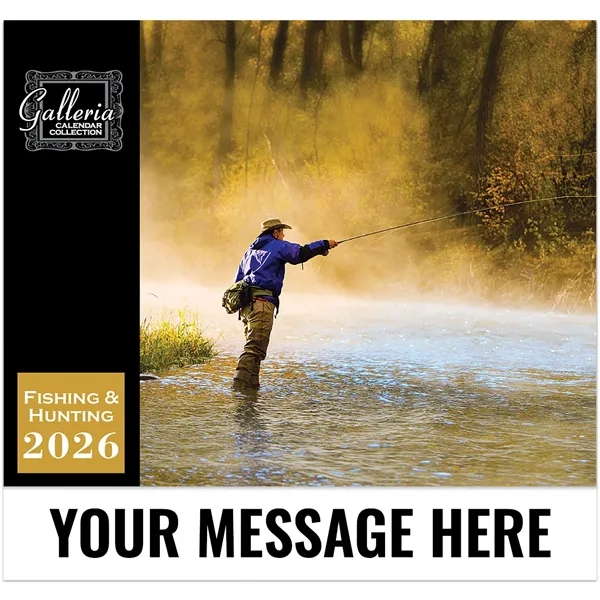 Fishing and Hunting Wall Calendar - Fishing and Hunting Wall Calendar - Image 1 of 15