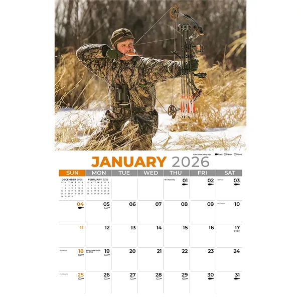 Fishing and Hunting Wall Calendar - Fishing and Hunting Wall Calendar - Image 4 of 15
