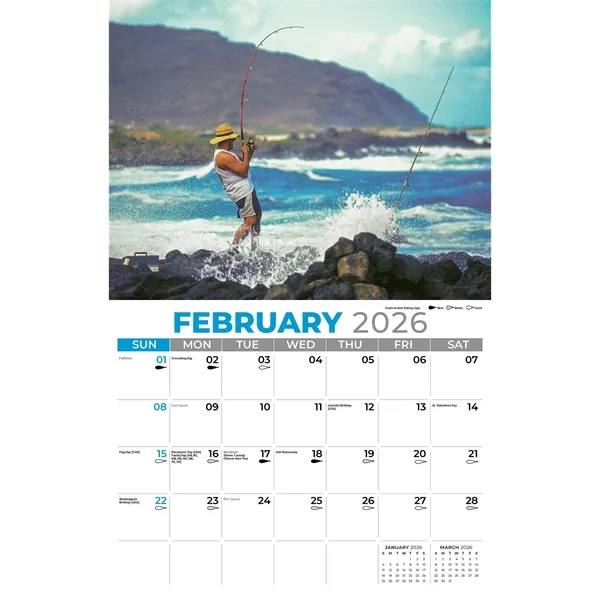 Fishing and Hunting Wall Calendar - Fishing and Hunting Wall Calendar - Image 5 of 15