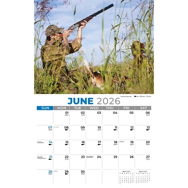 Fishing and Hunting Wall Calendar - Fishing and Hunting Wall Calendar - Image 9 of 15