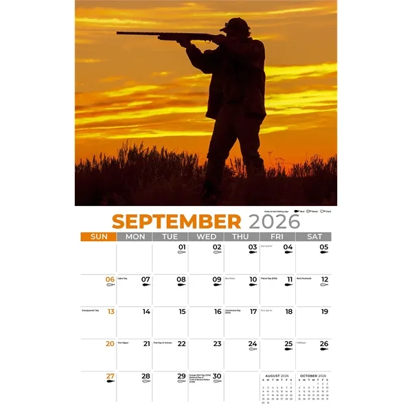 Fishing and Hunting Wall Calendar - Fishing and Hunting Wall Calendar - Image 12 of 15