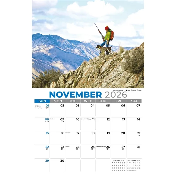 Fishing and Hunting Wall Calendar - Fishing and Hunting Wall Calendar - Image 14 of 15