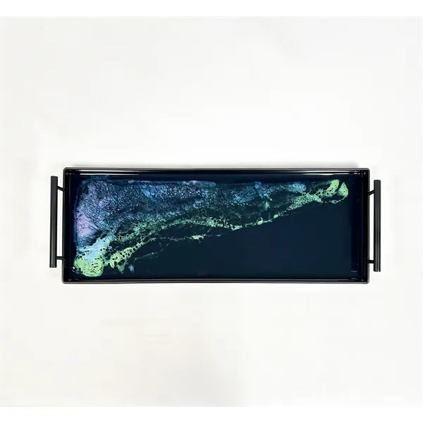 Resin Black Rectangle Tray - Resin Black Rectangle Tray - Image 14 of 15