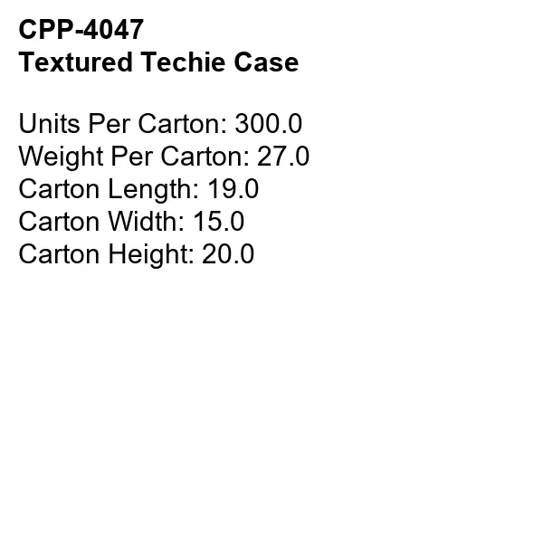 TEXTURED TECHIE CASE - TEXTURED TECHIE CASE - Image 13 of 13