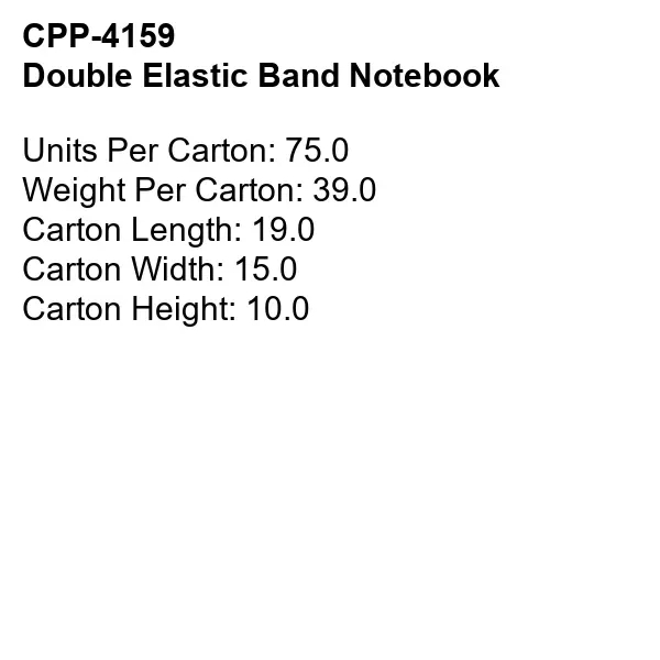 DOUBLE ELASTIC BAND NOTEBOOK - DOUBLE ELASTIC BAND NOTEBOOK - Image 11 of 11