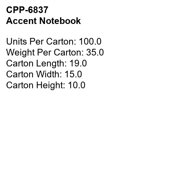 Accent Notebook - Accent Notebook - Image 9 of 9