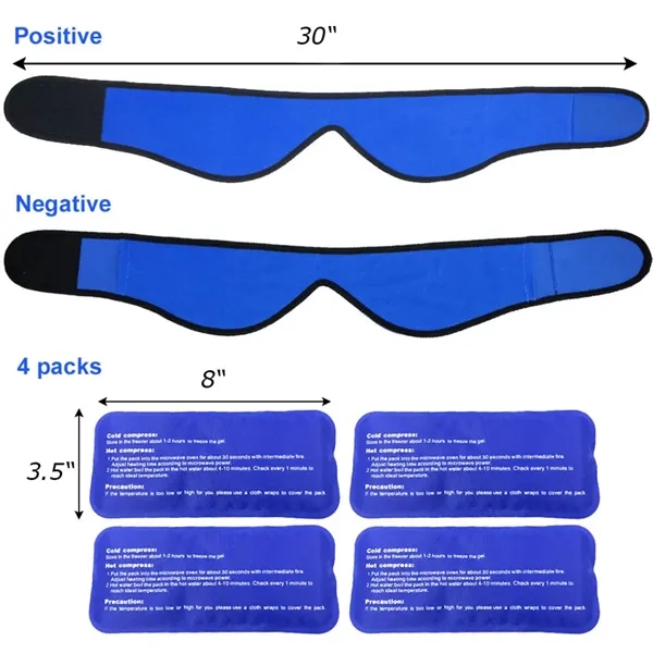 Wisdom Teeth Ice Pack Head Wrap" - Wisdom Teeth Ice Pack Head Wrap" - Image 1 of 2