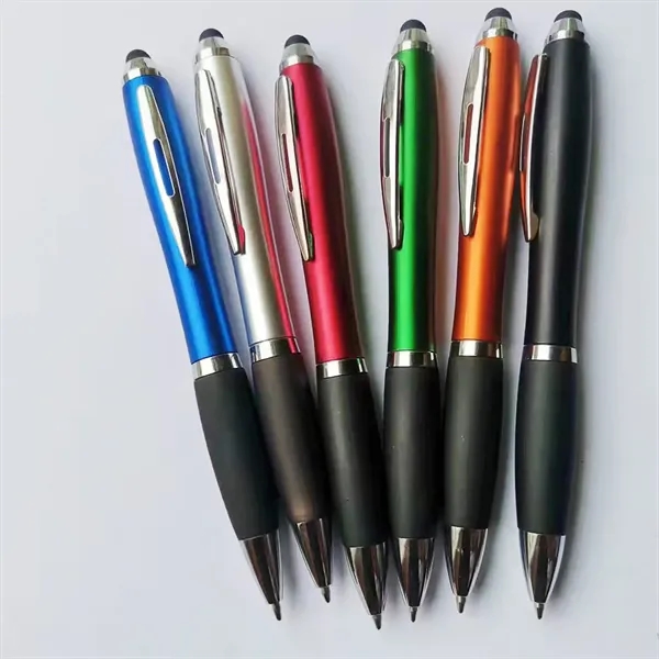 Custom Logo Gift Ball Pens with Soft Rubber - Custom Logo Gift Ball Pens with Soft Rubber - Image 4 of 12