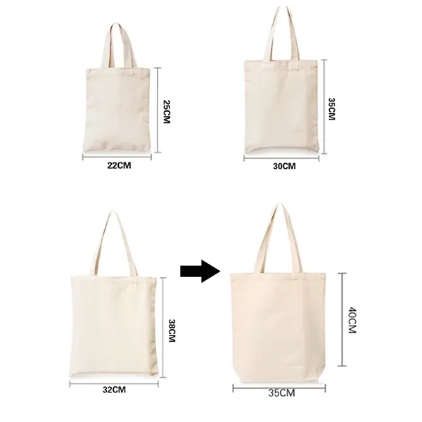 Customizable Large Capacity Creative Tote Canvas Bag - Customizable Large Capacity Creative Tote Canvas Bag - Image 2 of 2