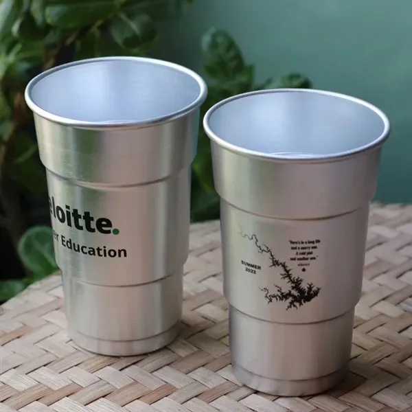 17 Oz. Reusable Aluminum Cup - 17 Oz. Reusable Aluminum Cup - Image 5 of 5