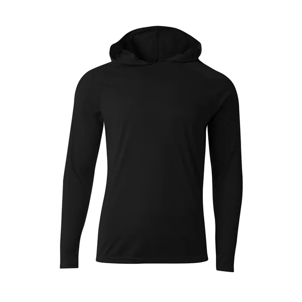 A4 Cooling Performance Long Sleeve Hooded Tee - A4 Cooling Performance Long Sleeve Hooded Tee - Image 0 of 17