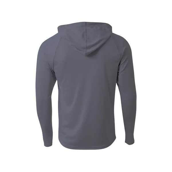 A4 Cooling Performance Long Sleeve Hooded Tee - A4 Cooling Performance Long Sleeve Hooded Tee - Image 2 of 17