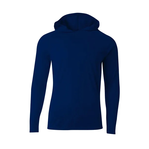 A4 Cooling Performance Long Sleeve Hooded Tee - A4 Cooling Performance Long Sleeve Hooded Tee - Image 3 of 17