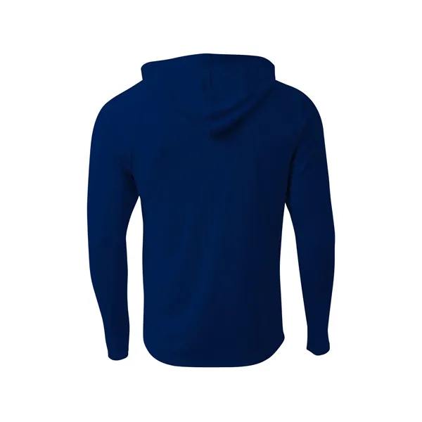 A4 Cooling Performance Long Sleeve Hooded Tee - A4 Cooling Performance Long Sleeve Hooded Tee - Image 4 of 17