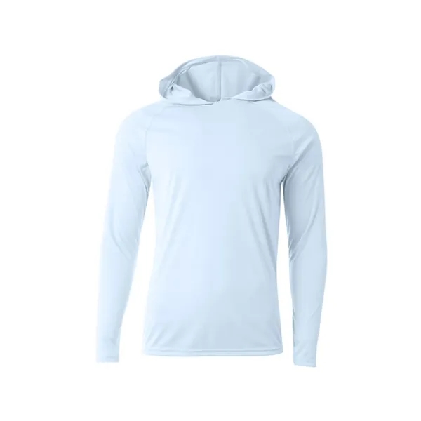 A4 Cooling Performance Long Sleeve Hooded Tee - A4 Cooling Performance Long Sleeve Hooded Tee - Image 5 of 17