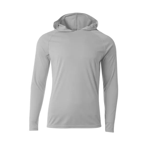 A4 Cooling Performance Long Sleeve Hooded Tee - A4 Cooling Performance Long Sleeve Hooded Tee - Image 11 of 17