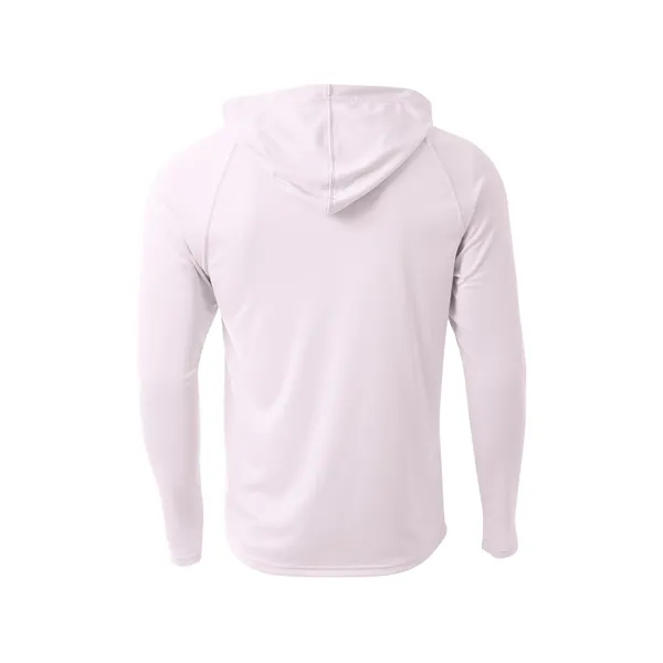 A4 Cooling Performance Long Sleeve Hooded Tee - A4 Cooling Performance Long Sleeve Hooded Tee - Image 14 of 17
