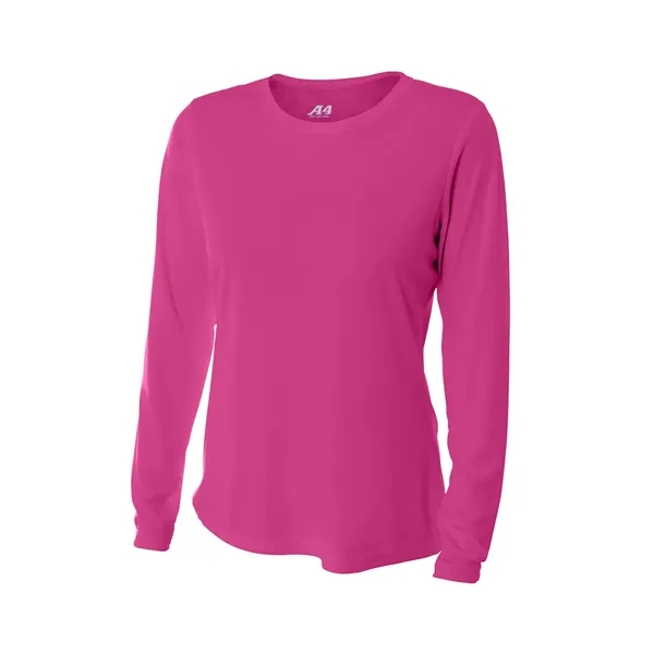 A4 Women's Cooling Performance Long Sleeve Tee - A4 Women's Cooling Performance Long Sleeve Tee - Image 2 of 15
