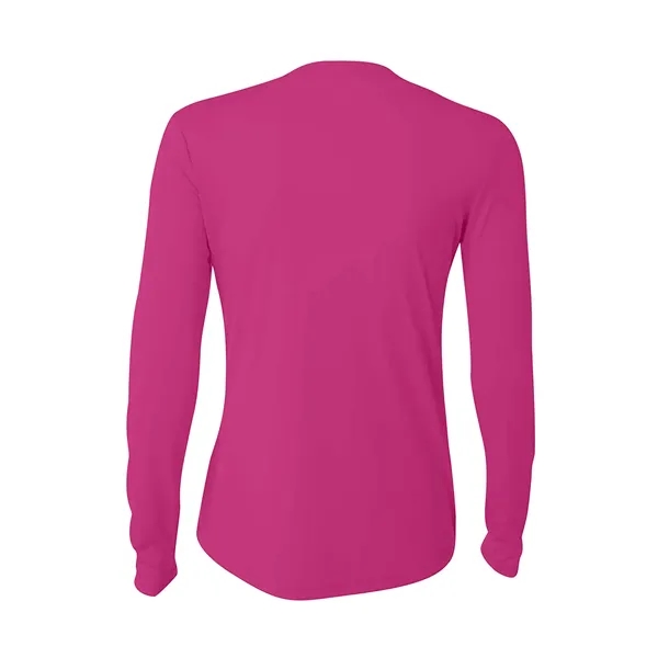 A4 Women's Cooling Performance Long Sleeve Tee - A4 Women's Cooling Performance Long Sleeve Tee - Image 3 of 15