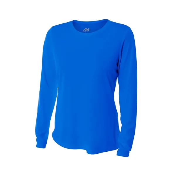 A4 Women's Cooling Performance Long Sleeve Tee - A4 Women's Cooling Performance Long Sleeve Tee - Image 10 of 15
