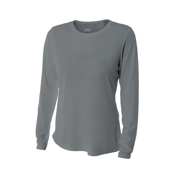 A4 Women's Cooling Performance Long Sleeve Tee - A4 Women's Cooling Performance Long Sleeve Tee - Image 4 of 15
