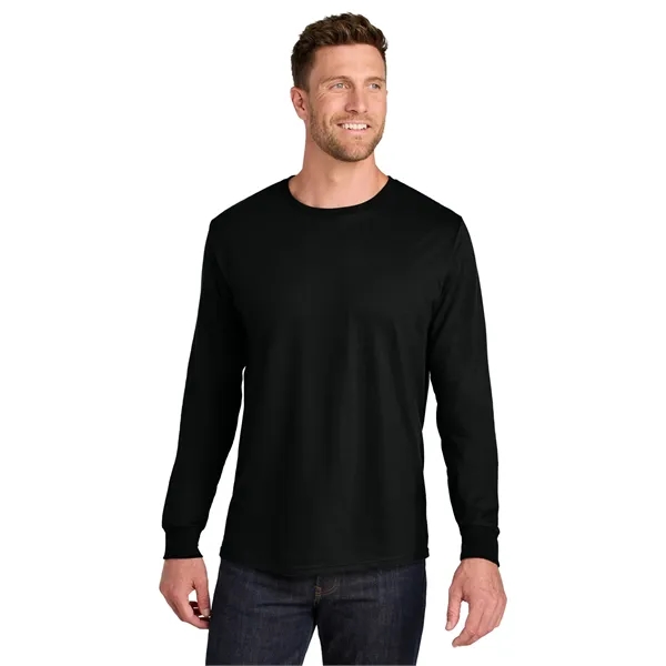 Jerzees Ultimate Unisex Ring Spun Long Sleeve T-Shirt - Jerzees Ultimate Unisex Ring Spun Long Sleeve T-Shirt - Image 4 of 49