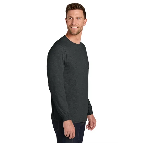 Jerzees Ultimate Unisex Ring Spun Long Sleeve T-Shirt - Jerzees Ultimate Unisex Ring Spun Long Sleeve T-Shirt - Image 11 of 49