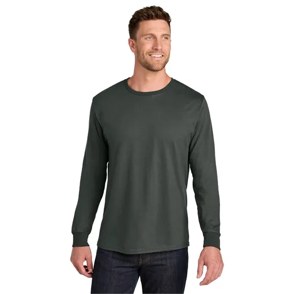 Jerzees Ultimate Unisex Ring Spun Long Sleeve T-Shirt - Jerzees Ultimate Unisex Ring Spun Long Sleeve T-Shirt - Image 14 of 49