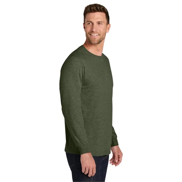 Jerzees Ultimate Unisex Ring Spun Long Sleeve T-Shirt - Jerzees Ultimate Unisex Ring Spun Long Sleeve T-Shirt - Image 26 of 49
