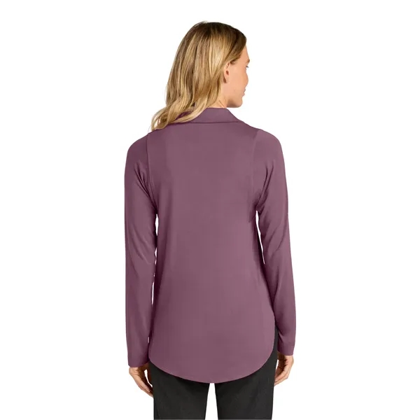 Port Authority Women's Luxe Knit Button Tunic - Port Authority Women's Luxe Knit Button Tunic - Image 4 of 19