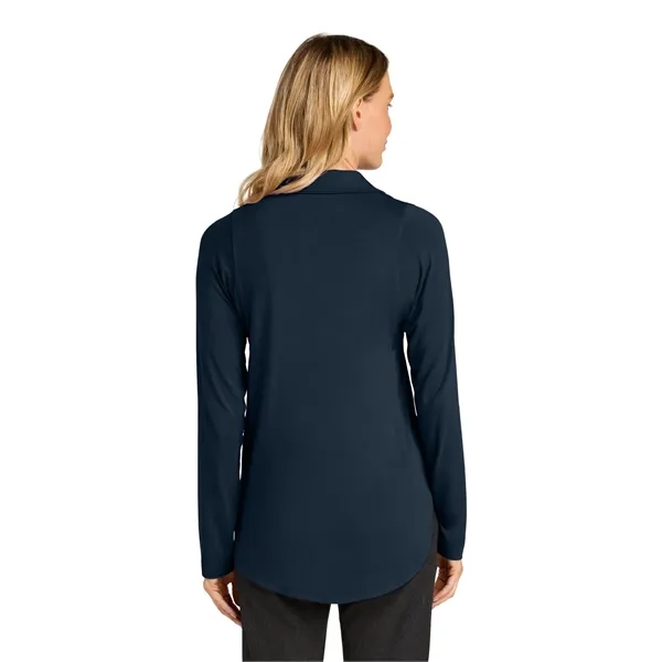 Port Authority Women's Luxe Knit Button Tunic - Port Authority Women's Luxe Knit Button Tunic - Image 7 of 19