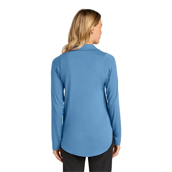 Port Authority Women's Luxe Knit Button Tunic - Port Authority Women's Luxe Knit Button Tunic - Image 11 of 19