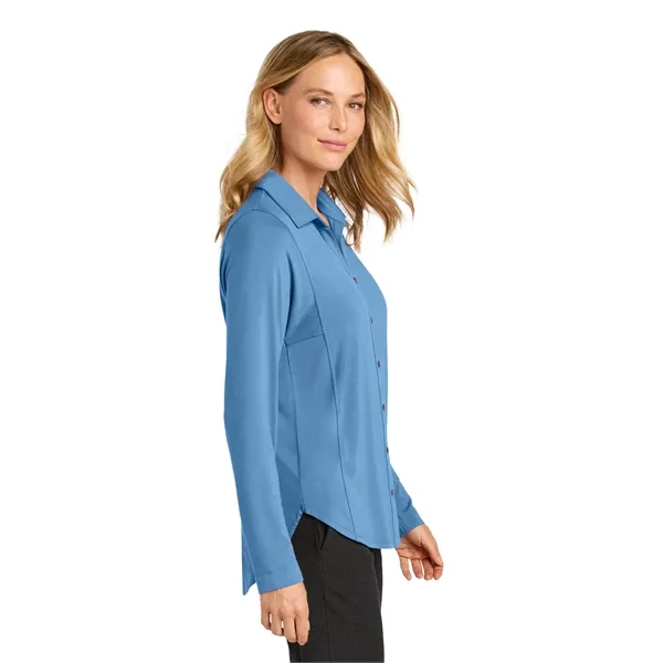 Port Authority Women's Luxe Knit Button Tunic - Port Authority Women's Luxe Knit Button Tunic - Image 12 of 19