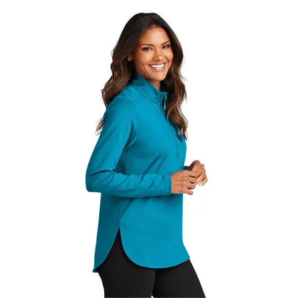 Port Authority Women's C-FREE Double Knit 1/4-Zip - Port Authority Women's C-FREE Double Knit 1/4-Zip - Image 27 of 29
