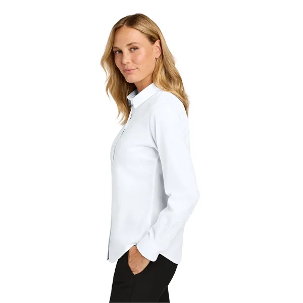 Port Authority Women's Long Sleeve Nailhead Easy Care Shirt - Port Authority Women's Long Sleeve Nailhead Easy Care Shirt - Image 11 of 14