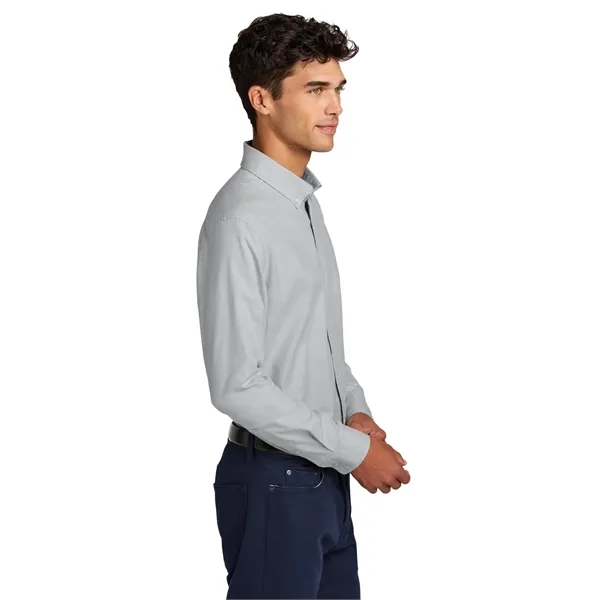 Mercer+Mettle Long Sleeve Modern Oxford Shirt - Mercer+Mettle Long Sleeve Modern Oxford Shirt - Image 8 of 19