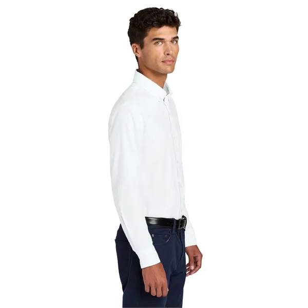 Mercer+Mettle Long Sleeve Modern Oxford Shirt - Mercer+Mettle Long Sleeve Modern Oxford Shirt - Image 16 of 19