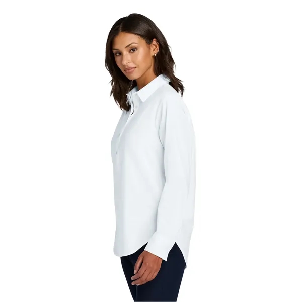 Mercer+Mettle Women's Long Sleeve Modern Oxford Shirt - Mercer+Mettle Women's Long Sleeve Modern Oxford Shirt - Image 6 of 9