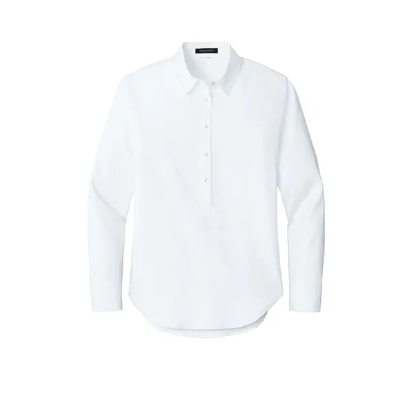 Mercer+Mettle Women's Long Sleeve Modern Oxford Shirt - Mercer+Mettle Women's Long Sleeve Modern Oxford Shirt - Image 7 of 9